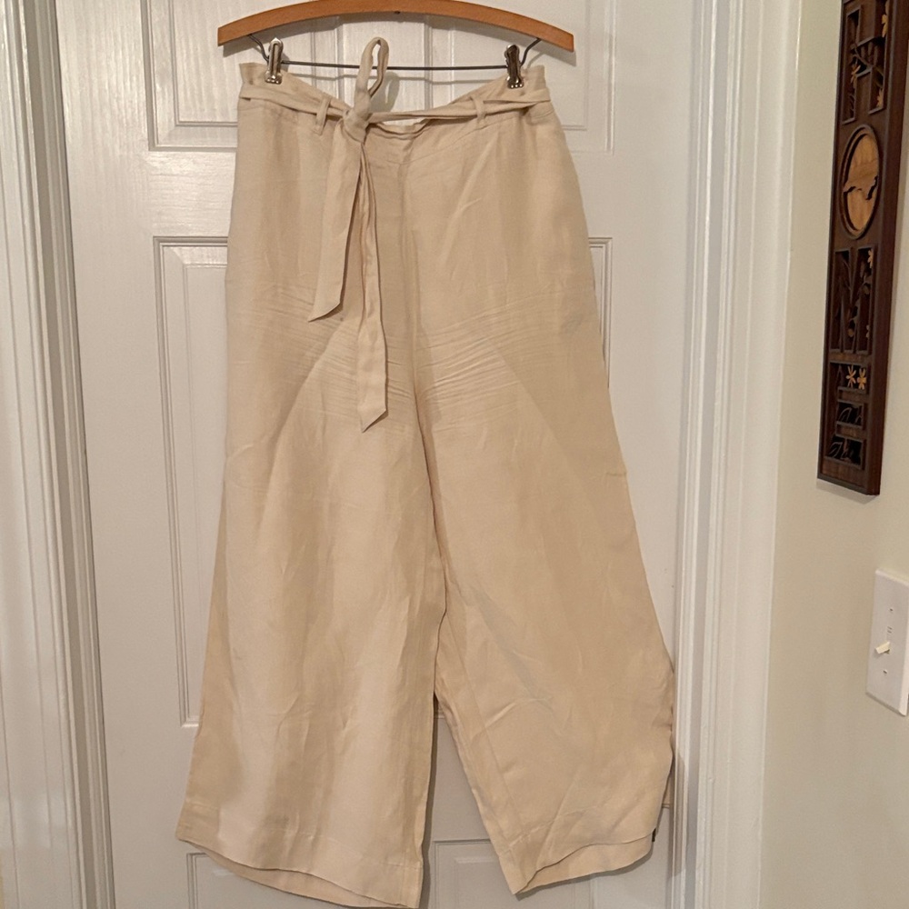 Halston Heritage Cream Pants